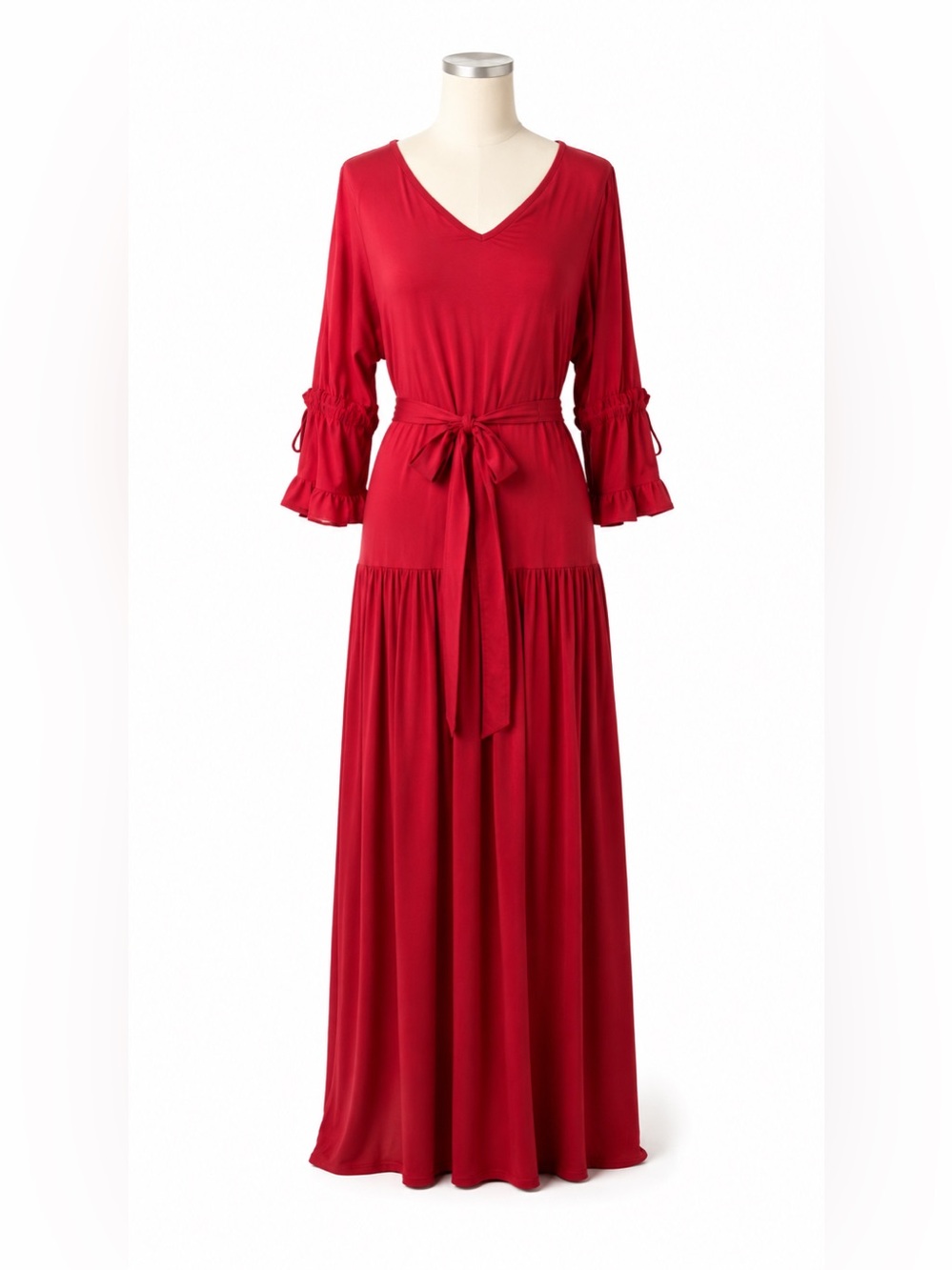 Boutique Burgundy Red Maxi Dress NWOT Size M Boho Wedding Guest Formal